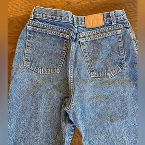 Levi’s Vintage Jeans 30inch Waist Tapered leg, split hem